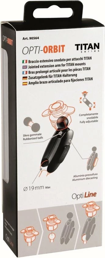 Goedkoopste π Lampa Titan Opti Orbit, Scharnierende Verlengarm Voor Titan-steunen π₯° 10 Goedkoopste π Lampa Titan Opti Orbit, Scharnierende Verlengarm Voor Titan-steunen π₯° - Afbeelding 10