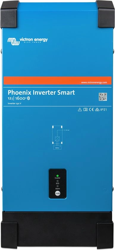 Gloednieuw π Victron Energy Victron Omvormer Phoenix 12/1600 Smart π 1 Gloednieuw π Victron Energy Victron Omvormer Phoenix 12/1600 Smart π