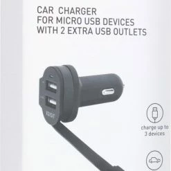 Begroting π XQISIT Autolader - Met Vaste Micro-USB Kabel En 2 USB Poorten - 1A/2.4A - Zwart π 12 Begroting π XQISIT Autolader - Met Vaste Micro-USB Kabel En 2 USB Poorten - 1A/2.4A - Zwart π -Brodit store 443x840
