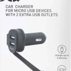 Begroting π XQISIT Autolader - Met Vaste Micro-USB Kabel En 2 USB Poorten - 1A/2.4A - Zwart π 10 Begroting π XQISIT Autolader - Met Vaste Micro-USB Kabel En 2 USB Poorten - 1A/2.4A - Zwart π -Brodit store 451x840