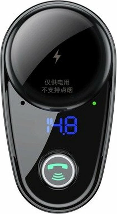 Top 10 ???? Baseus FM Transmitter Auto Bluetooth Carkit - Handsfree Bellen / Muziek Afspelen Via Bluetooth /AUX /TF/SD Kaart / USB Oplader CCALL-RH01 FM Transmitter ???? 2 Top 10 ???? Baseus FM Transmitter Auto Bluetooth Carkit - Handsfree Bellen / Muziek Afspelen Via Bluetooth /AUX /TF/SD Kaart / USB Oplader CCALL-RH01 FM Transmitter ???? - Afbeelding 2