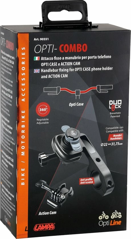 Lampa Opti-Combo DUO LOCK Stangmontage Groothandel ???? Lampa Opti-Combo DUO LOCK Stangmontage ???? -Brodit store