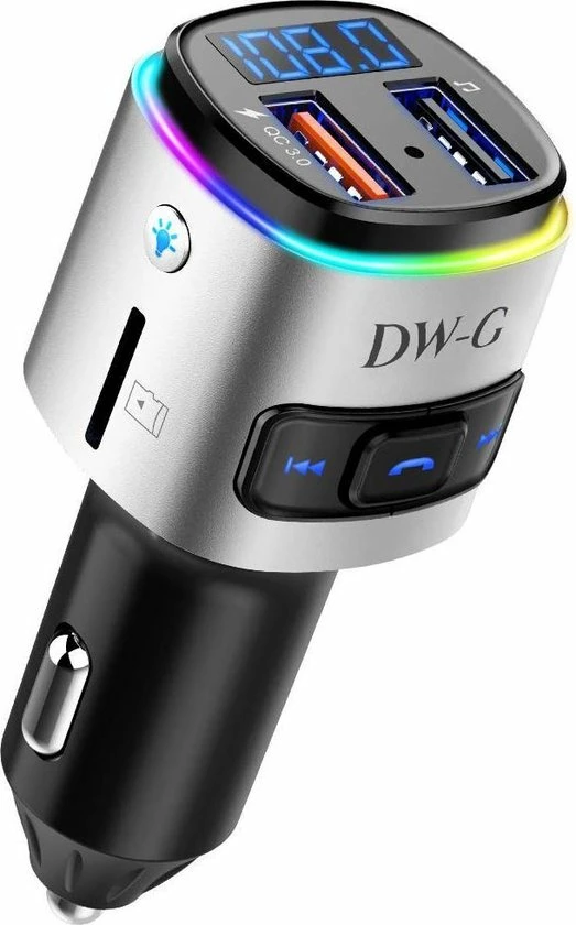 Groothandel ❤️ DW-G Bluetooth FM Transmitter - Auto Lader - Carkit - Handsfree - MP3 - USB - SD Kaart - Snel Lader - Bluetooth Audio Receiver ✨ 10 Groothandel ❤️ DW-G Bluetooth FM Transmitter - Auto Lader - Carkit - Handsfree - MP3 - USB - SD Kaart - Snel Lader - Bluetooth Audio Receiver ✨ - Afbeelding 10