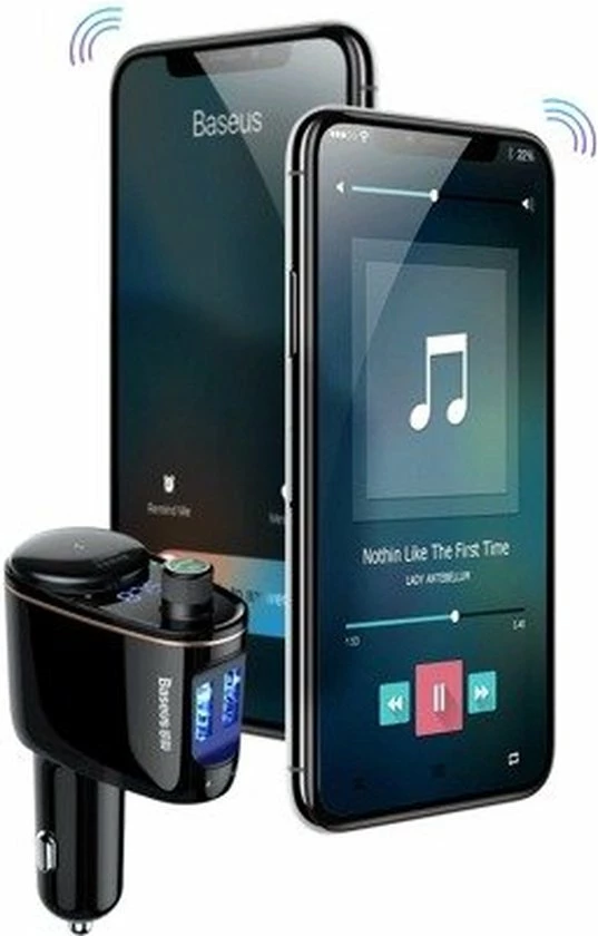 Top 10 ???? Baseus FM Transmitter Auto Bluetooth Carkit - Handsfree Bellen / Muziek Afspelen Via Bluetooth /AUX /TF/SD Kaart / USB Oplader CCALL-RH01 FM Transmitter ???? 6 Top 10 ???? Baseus FM Transmitter Auto Bluetooth Carkit - Handsfree Bellen / Muziek Afspelen Via Bluetooth /AUX /TF/SD Kaart / USB Oplader CCALL-RH01 FM Transmitter ???? - Afbeelding 6