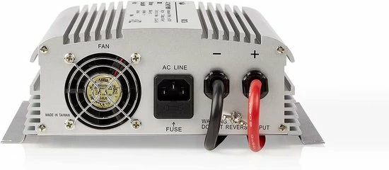 Uitgang ???? Nedis Inverter Gemodificeerde Sinusgolf | Ingangsvoltage: 24 VDC | Apparaat Stroomoutput: 2 | 230 V ~ 50 Hz | 1000 W | Piekvermogen: 2400 W | Type Stopcontact: F (CEE 7/3) | Accuklemmen ???? 3 Uitgang ???? Nedis Inverter Gemodificeerde Sinusgolf | Ingangsvoltage: 24 VDC | Apparaat Stroomoutput: 2 | 230 V ~ 50 Hz | 1000 W | Piekvermogen: 2400 W | Type Stopcontact: F (CEE 7/3) | Accuklemmen ???? - Afbeelding 3