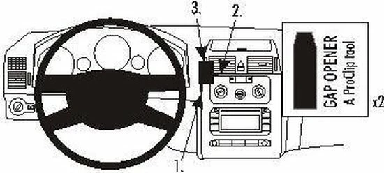 Groothandel π€© Brodit Proclip Center Mount (853267) π 6 Groothandel π€© Brodit Proclip Center Mount (853267) π - Afbeelding 6