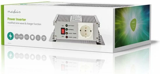 Nedis Inverter Gemodificeerde Sinusgolf | Ingangsvoltage: 12 VDC | Apparaat stroomoutput: 1 | 230 V ~ 50 Hz | 600 W | Piekvermogen: 1500 W | Type stopcontact: F (CEE 7/3) | Accuklemmen Korting ⌛ Nedis Inverter Gemodificeerde Sinusgolf | Ingangsvoltage: 12 VDC | Apparaat Stroomoutput: 1 | 230 V ~ 50 Hz | 600 W | Piekvermogen: 1500 W | Type Stopcontact: F (CEE 7/3) | Accuklemmen ???? -Brodit store 550x256 5
