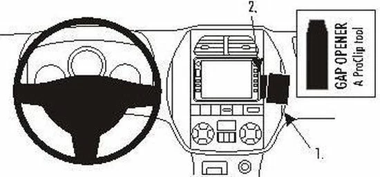 Goedkoop β€οΈ Brodit Proclip Angled Mount (853378) 𧨠2 Goedkoop β€οΈ Brodit Proclip Angled Mount (853378) 𧨠- Afbeelding 2