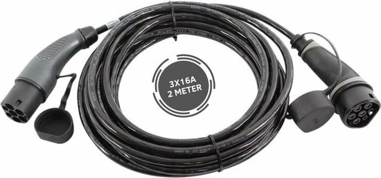Goedkoop β Ratio Electric Ratio Basic Line Laadkabel Auto | Type 2 Naar Type 2 | 11 KW | Fase 3 - 16A | 2 Meter π€© 1 Goedkoop β Ratio Electric Ratio Basic Line Laadkabel Auto | Type 2 Naar Type 2 | 11 KW | Fase 3 - 16A | 2 Meter π€©