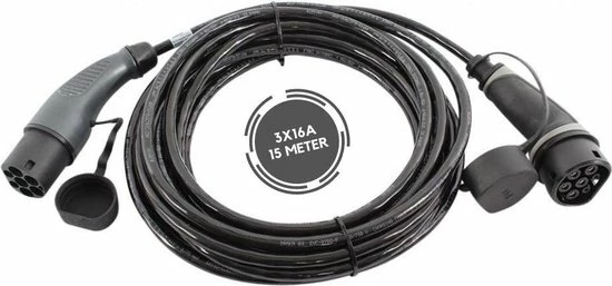 Ratio Basic Line laadkabel auto | type 2 naar type 2 | 11 kW | fase 3 - 16A | 15 meter Begroting ???? Ratio Electric Ratio Basic Line Laadkabel Auto | Type 2 Naar Type 2 | 11 KW | Fase 3 - 16A | 15 Meter ✨ -Brodit store 550x257 2