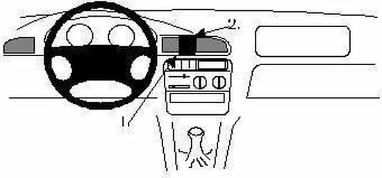 Houder - Brodit ProClip - Peugeot 406 1996-2003 Center mount Flash-uitverkoop ???? Houder - Brodit ProClip - Peugeot 406 1996-2003 Center Mount ⌛ -Brodit store 550x257 5