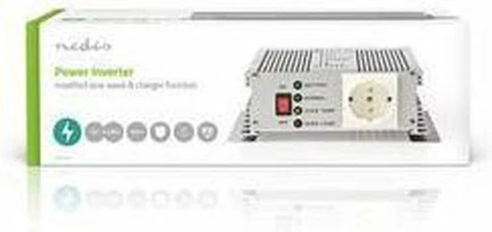 Nedis Inverter Gemodificeerde Sinusgolf | Ingangsvoltage: 12 VDC | Apparaat stroomoutput: 1 | 230 V ~ 50 Hz | 600 W | Piekvermogen: 1500 W | Type stopcontact: F (CEE 7/3) | Accuklemmen Korting ⌛ Nedis Inverter Gemodificeerde Sinusgolf | Ingangsvoltage: 12 VDC | Apparaat Stroomoutput: 1 | 230 V ~ 50 Hz | 600 W | Piekvermogen: 1500 W | Type Stopcontact: F (CEE 7/3) | Accuklemmen ???? -Brodit store 550x260 1
