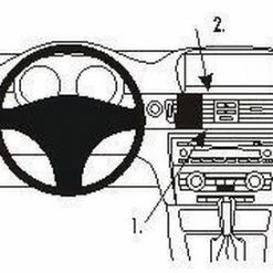 Gloednieuw ???? Brodit Center Mount V. BMW 3-reeks E90 05- Met Navigatie ???? -Brodit store 550x273
