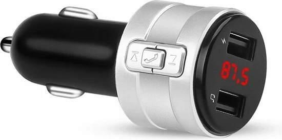 Goedkoopste π€© VCTparts Bluetooth FM Transmitter / Car Kit / Autolader / Muziek / GSM Lader Grijs π 1 Goedkoopste π€© VCTparts Bluetooth FM Transmitter / Car Kit / Autolader / Muziek / GSM Lader Grijs π