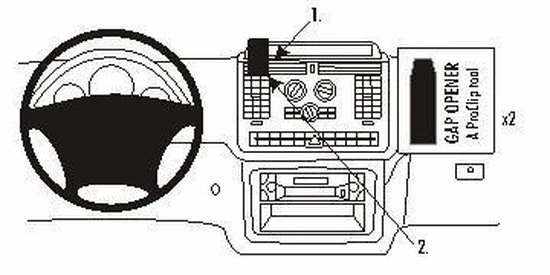 Kopen ⌛ Brodit Proclip Center Mount (853569) ❤️ 5 Kopen ⌛ Brodit Proclip Center Mount (853569) ❤️ - Afbeelding 5