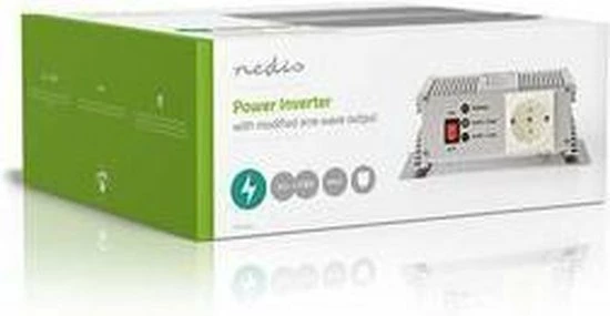 Nedis Inverter Gemodificeerde Sinusgolf | Ingangsvoltage: 24 VDC | Apparaat stroomoutput: 1 | 230 V ~ 50 Hz | 600 W | Piekvermogen: 1500 W | Type stopcontact: F (CEE 7/3) | Accuklemmen Korting ???? Nedis Inverter Gemodificeerde Sinusgolf | Ingangsvoltage: 24 VDC | Apparaat Stroomoutput: 1 | 230 V ~ 50 Hz | 600 W | Piekvermogen: 1500 W | Type Stopcontact: F (CEE 7/3) | Accuklemmen ???? -Brodit store 550x285 6