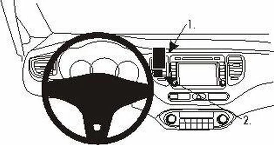 Top 10 ⌛ Houder - Brodit ProClip - Kia Carens IV 2014-2020 Center Mount ✨ 2 Top 10 ⌛ Houder - Brodit ProClip - Kia Carens IV 2014-2020 Center Mount ✨ - Afbeelding 2
