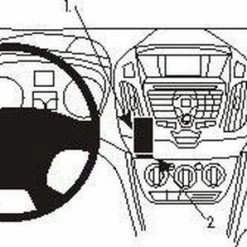 Korting ⭐ Houder - Brodit ProClip - Ford Transit Connect / Tourneo Connect 2014-2018 Center Mount 👍
