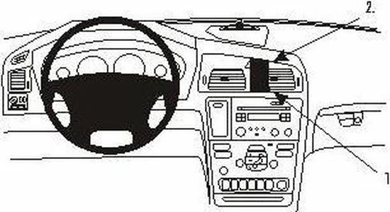 Houder - Brodit ProClip - Volvo S60/ V70 N/ XC70 Center mount, Right Beste Verkoop ✨ Houder - Brodit ProClip - Volvo S60/ V70 N/ XC70 Center Mount, Right ???? -Brodit store