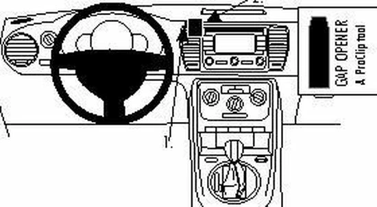 Kopen π Brodit ProClip Voor De Volkswagen Beetle 12 - Center Mount π 3 Kopen π Brodit ProClip Voor De Volkswagen Beetle 12 - Center Mount π - Afbeelding 3