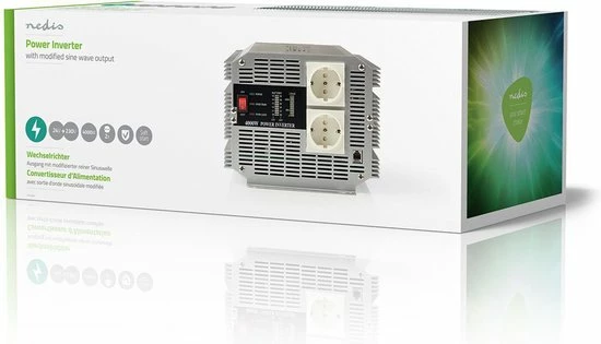 Nedis Inverter Gemodificeerde Sinusgolf | Ingangsvoltage: 24 VDC | Apparaat stroomoutput: 2 | 230 V ~ 50 Hz | 4000 W | Piekvermogen: 8000 W | Type stopcontact: F (CEE 7/3) | Screw Terminal Begroting ✔️ Nedis Inverter Gemodificeerde Sinusgolf | Ingangsvoltage: 24 VDC | Apparaat Stroomoutput: 2 | 230 V ~ 50 Hz | 4000 W | Piekvermogen: 8000 W | Type Stopcontact: F (CEE 7/3) | Screw Terminal ???? -Brodit store 550x315 4