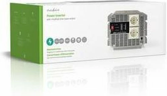 Nedis Inverter Gemodificeerde Sinusgolf | Ingangsvoltage: 24 VDC | Apparaat stroomoutput: 2 | 230 V ~ 50 Hz | 4000 W | Piekvermogen: 8000 W | Type stopcontact: F (CEE 7/3) | Screw Terminal Begroting ✔️ Nedis Inverter Gemodificeerde Sinusgolf | Ingangsvoltage: 24 VDC | Apparaat Stroomoutput: 2 | 230 V ~ 50 Hz | 4000 W | Piekvermogen: 8000 W | Type Stopcontact: F (CEE 7/3) | Screw Terminal ???? -Brodit store 550x318 3