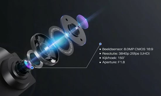 Kopen ⭐ AZDome M63 Pro Dashcam - Ultra 4K Resolutie - Wifi - GPS - Parkeerstand - 64gb Micro SD - 3.0 Inch IPS LCD - Dashcam Voor Auto Met Optionele Achter Camera 🎁 4 Kopen ⭐ AZDome M63 Pro Dashcam - Ultra 4K Resolutie - Wifi - GPS - Parkeerstand - 64gb Micro SD - 3.0 Inch IPS LCD - Dashcam Voor Auto Met Optionele Achter Camera 🎁 - Afbeelding 4