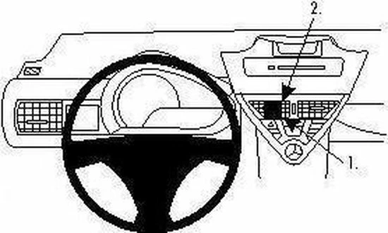 Houder - Brodit ProClip - Toyota iQ 2009-2019 Center mount Nieuw ✔️ Houder - Brodit ProClip - Toyota IQ 2009-2019 Center Mount ???? -Brodit store 550x330 2