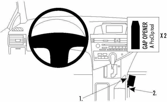 Houder - Brodit ProClip - Lexus RX Serie 2010-2015 Console mount Promo ❤️ Houder - Brodit ProClip - Lexus RX Serie 2010-2015 Console Mount ???? -Brodit store