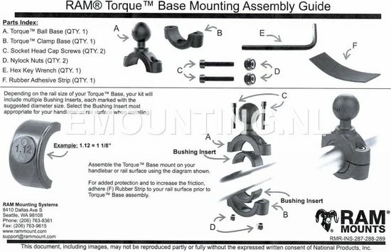 Top 10 π RAM Mount Torque? 9,5-15,9 Mm Diameter Stangbevestiging B-kogel RAM-B-408-37-62U π 7 Top 10 π RAM Mount Torque? 9,5-15,9 Mm Diameter Stangbevestiging B-kogel RAM-B-408-37-62U π - Afbeelding 7