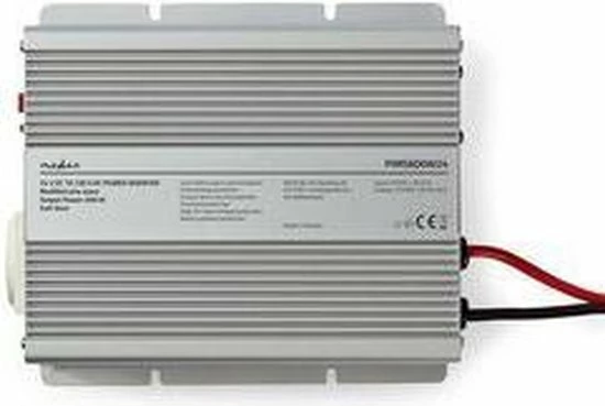 Nedis Inverter Gemodificeerde Sinusgolf | Ingangsvoltage: 24 VDC | Apparaat stroomoutput: 1 | 230 V ~ 50 Hz | 600 W | Piekvermogen: 1500 W | Type stopcontact: F (CEE 7/3) | Accuklemmen Korting ???? Nedis Inverter Gemodificeerde Sinusgolf | Ingangsvoltage: 24 VDC | Apparaat Stroomoutput: 1 | 230 V ~ 50 Hz | 600 W | Piekvermogen: 1500 W | Type Stopcontact: F (CEE 7/3) | Accuklemmen ???? -Brodit store 550x369 7