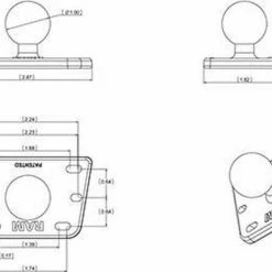 Promo 🛒 RAM Mount Reservoir Cover Ball RAM-B-345 🎁 -Brodit store 550x389 4