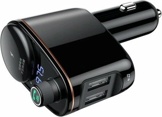 Top 10 ???? Baseus FM Transmitter Auto Bluetooth Carkit - Handsfree Bellen / Muziek Afspelen Via Bluetooth /AUX /TF/SD Kaart / USB Oplader CCALL-RH01 FM Transmitter ???? 9 Top 10 ???? Baseus FM Transmitter Auto Bluetooth Carkit - Handsfree Bellen / Muziek Afspelen Via Bluetooth /AUX /TF/SD Kaart / USB Oplader CCALL-RH01 FM Transmitter ???? - Afbeelding 9