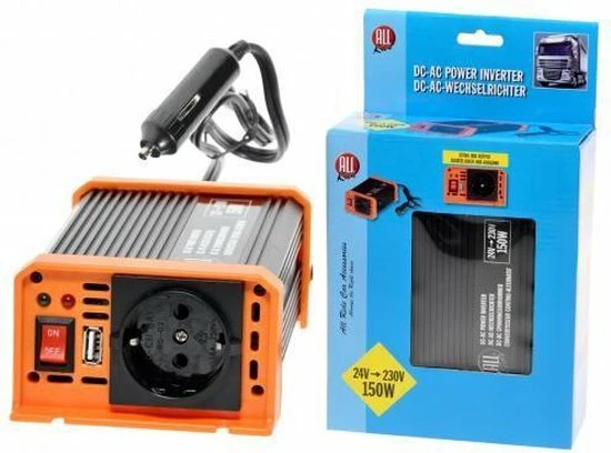 Aanbiedingen 𧨠All Ride Omvormer DC-AC 150W π 1 Aanbiedingen 𧨠All Ride Omvormer DC-AC 150W π