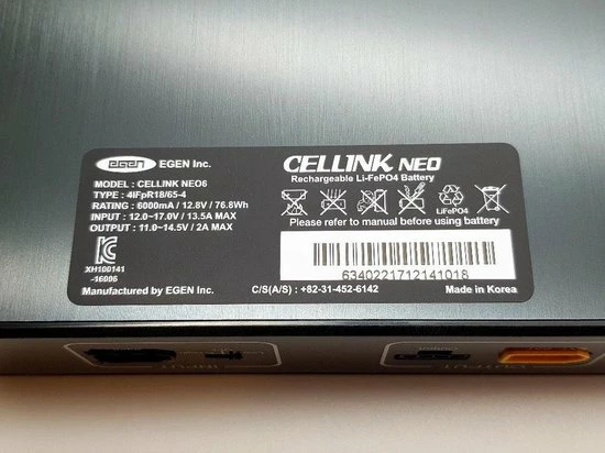 Nieuw 🤩 Cellink Neo 6 6000mAh Dashcam Voor Auto Battery Pack 🥰 3 Nieuw 🤩 Cellink Neo 6 6000mAh Dashcam Voor Auto Battery Pack 🥰 - Afbeelding 3