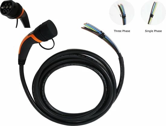 Nieuw π Onitl Type 2 Vervangingskabel Voor Laadpunten 32 Amp?re, 3 Fase π 1 Nieuw π Onitl Type 2 Vervangingskabel Voor Laadpunten 32 Amp?re, 3 Fase π