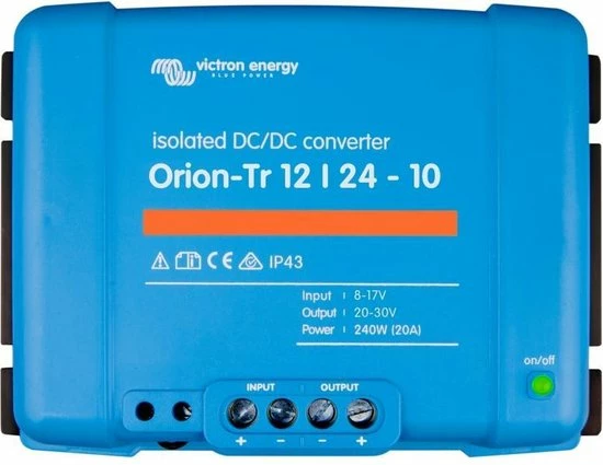 Flash-uitverkoop ✔️ Victron Energy Victron Orion-Tr 12/24-10A (240W) Isolated DC-DC Converter ???? 1 Flash-uitverkoop ✔️ Victron Energy Victron Orion-Tr 12/24-10A (240W) Isolated DC-DC Converter ????