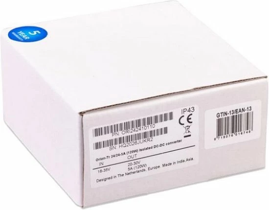 Victron Orion-Tr 24/24-5A (120W) Isolated DC-DC converter Flash-uitverkoop ???? Victron Energy Victron Orion-Tr 24/24-5A (120W) Isolated DC-DC Converter ???? -Brodit store 550x429 3
