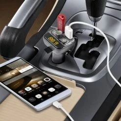 Beste Verkoop ❤️ Technaxx FMT-900 FM Transmitter 12-24V En Bluetooth Handsfree Carkit Met 2 X USB ???? -Brodit store 550x437 1