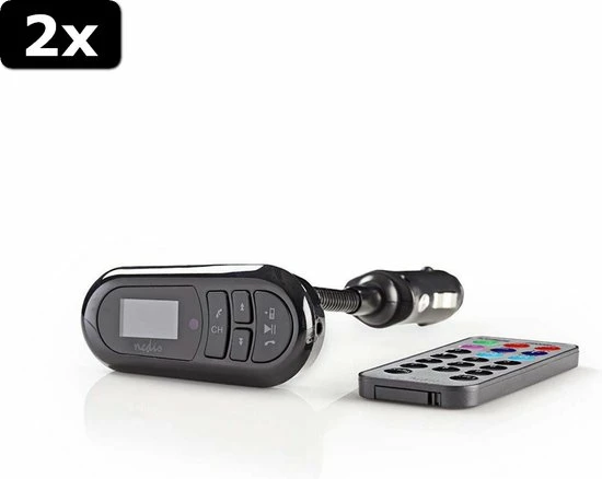 Nieuw π 2x Nedis CATR100BK Auto-fm-zender Bluetooth? Microsd-kaartsleuf Handsfree Bellen β 1 Nieuw π 2x Nedis CATR100BK Auto-fm-zender Bluetooth? Microsd-kaartsleuf Handsfree Bellen β