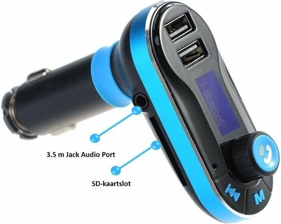 Nieuw π Parya Official - Draadloze Bluetooth Carkit - Blauw β€οΈ 4 Nieuw π Parya Official - Draadloze Bluetooth Carkit - Blauw β€οΈ - Afbeelding 4