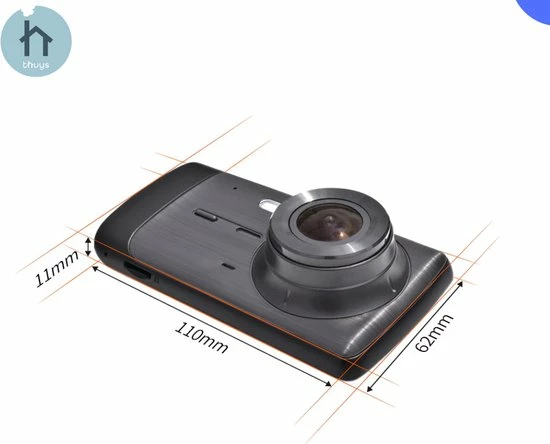 Flash-uitverkoop ❤️ Thuys Dashcam - Dashcam Voor Auto - 1080P Full HD - G-sensor- 4.0 Inch LCD Screen ⭐ 10 Flash-uitverkoop ❤️ Thuys Dashcam - Dashcam Voor Auto - 1080P Full HD - G-sensor- 4.0 Inch LCD Screen ⭐ - Afbeelding 10
