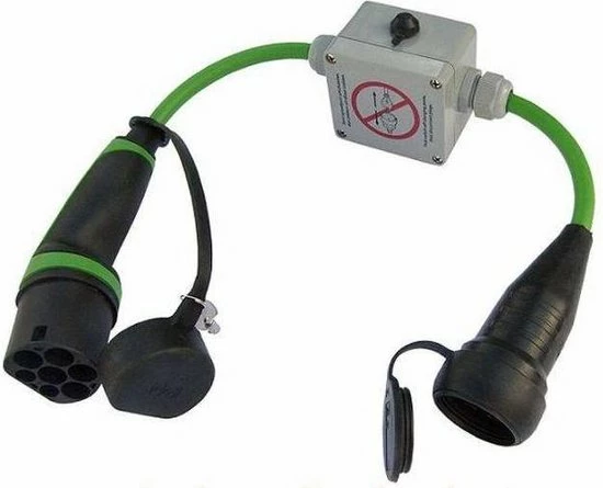 Promo π Ratio Adapter Type 2 Laadpunt Naar Normaal Stopcontact (Schuko) | 1 Fase, 16A | 0,5m Met Sleutelschakelaar π 1 Promo π Ratio Adapter Type 2 Laadpunt Naar Normaal Stopcontact (Schuko) | 1 Fase, 16A | 0,5m Met Sleutelschakelaar π