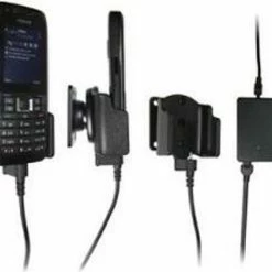 Gloednieuw 😍 Brodit Act. Draaib.houder Vaste Inst. + Molex Adapt V. Nokia E51 🧨