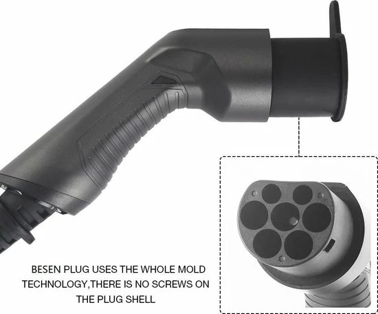 Flash-uitverkoop β Besen Laadkabel Auto | Type 2 Naar Type 2 | 7.4 KW | Fase 1 - 32A | 5 Meter π€© 5 Flash-uitverkoop β Besen Laadkabel Auto | Type 2 Naar Type 2 | 7.4 KW | Fase 1 - 32A | 5 Meter π€© - Afbeelding 5