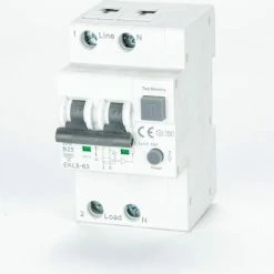 Goedkoop 🔥 ETEK 30mA Aardlekschakelaar RCCB Met Overstroombeveiliging Type Aansluiting: 1 Fase, Maximale Vermogen: 25 Ampere ⌛