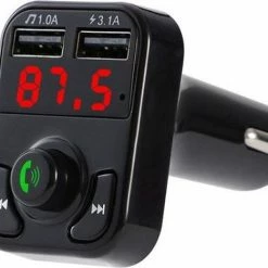 Kopen 🎁 GSMSCHERM Kapot ? Bluetooth B3 Draadloze FM-zender - Zwart ❤️