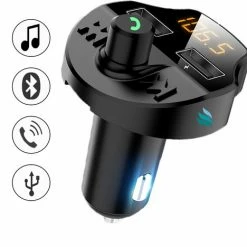 Groothandel 🛒 TibaGoods Auto FM Transmitter - Bluetooth - Handsfree Bellen - USB - Carkit - Audio Receiver - Oplaadfunctie - Auto Accessoires 💯