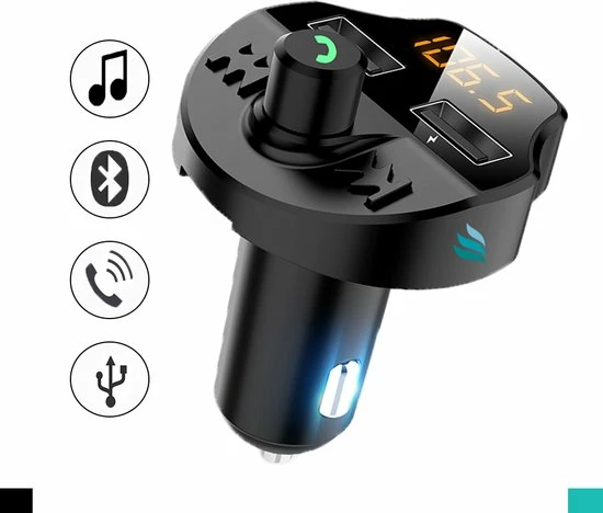 Auto FM Transmitter - Bluetooth - Handsfree bellen - USB - Carkit - Audio receiver - Oplaadfunctie - Auto accessoires Groothandel ???? TibaGoods Auto FM Transmitter - Bluetooth - Handsfree Bellen - USB - Carkit - Audio Receiver - Oplaadfunctie - Auto Accessoires ???? -Brodit store