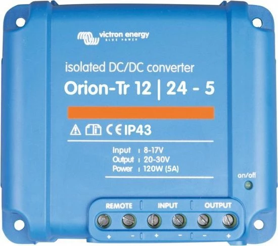 Flash-uitverkoop ✔️ Victron Energy Victron Orion-Tr 12/24-10A (240W) Isolated DC-DC Converter ???? 3 Flash-uitverkoop ✔️ Victron Energy Victron Orion-Tr 12/24-10A (240W) Isolated DC-DC Converter ???? - Afbeelding 3